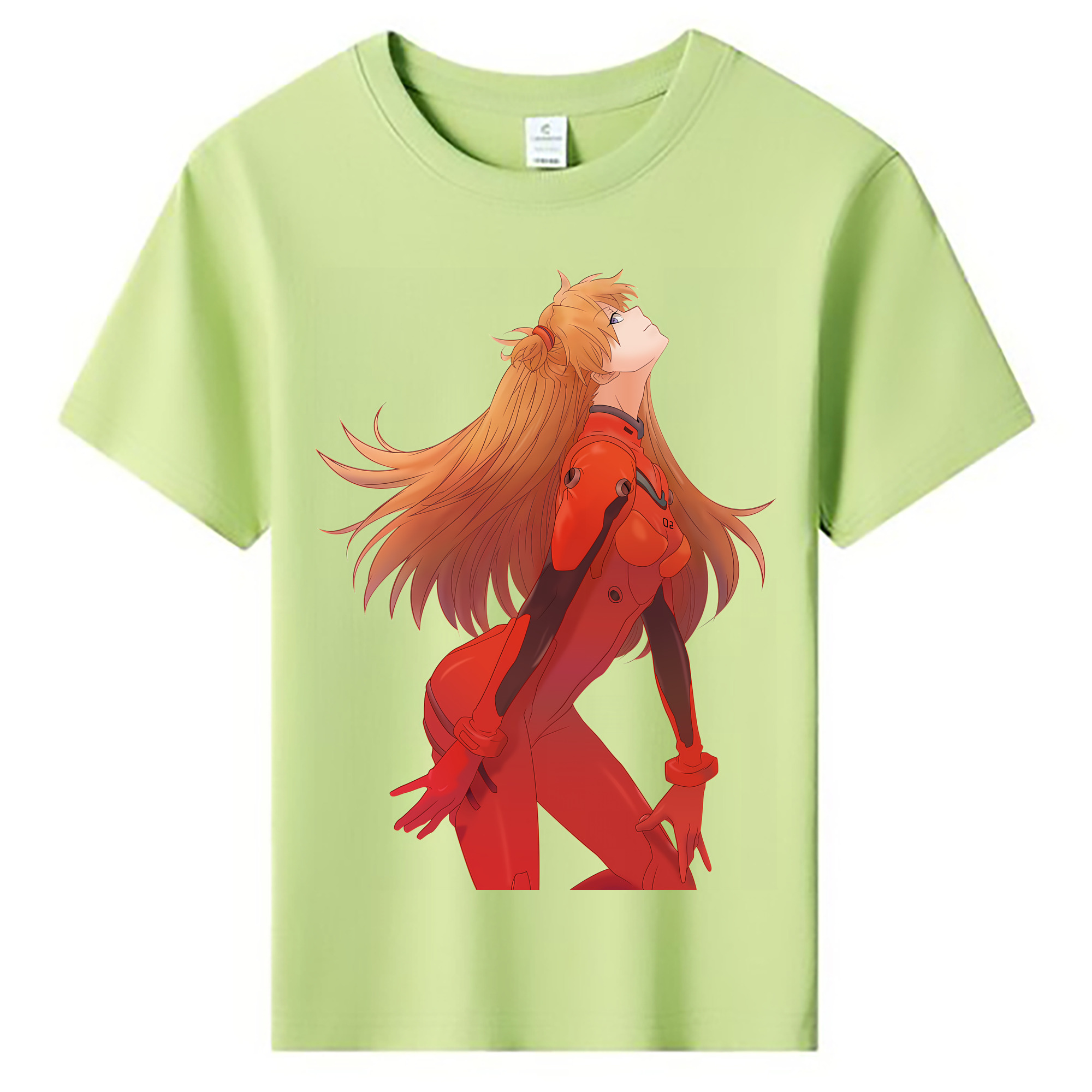 （画像用） EVA 新世紀エヴァンゲリオン 綿100％キッズTシャツ（フロントプリント）